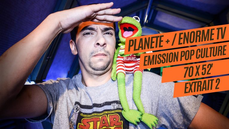 David Frecinaux, animateur de l'émission + ou - Geek