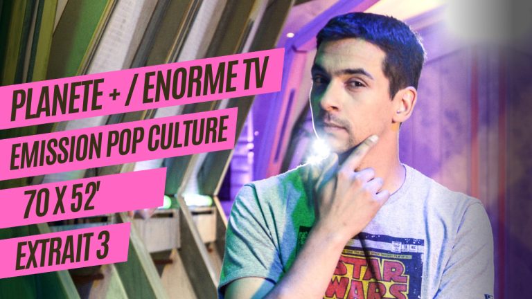 David Frecinaux, animateur de l'émission + ou - Geek